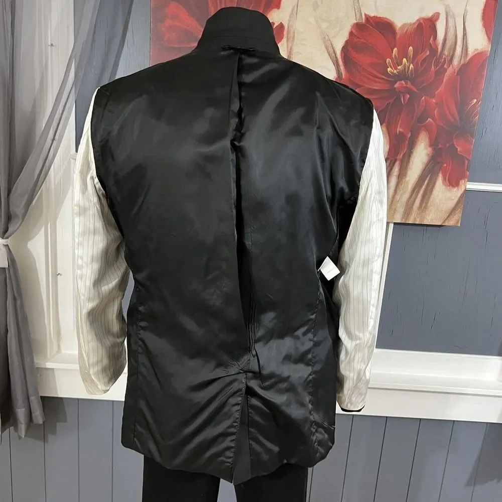 Banana Republic Blazer Mens 👉Actual‎ Size 42R👈Suit Jacket Peak Lapel Polyester